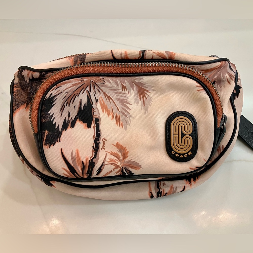 COACH Tropical Palm Belt Bag